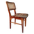 Mid Century sheesham wood Chandigarh dining chair with cane rattan work at back !