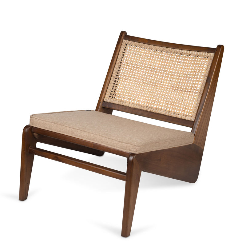 Buy wooden rattan cane kangaroo Chandigarh chair design online India ...