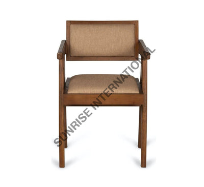Mid Century wooden Relaxing Arm Chandigarh chair with seat & back cushion! Home & Living:Furniture:Living Room:Chairs