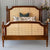 Mid century Rattan cane Sheesham wood King / Queen / Single Bed - Choose your size