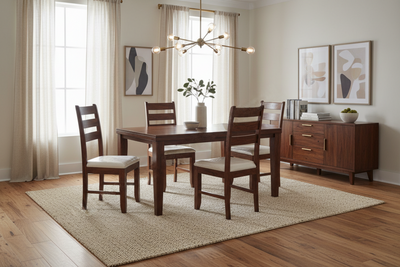 4 seater dining table set design