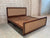 Modern Rattan cane Sheesham wood King / Queen / Single Bed - Choose your size