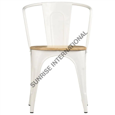 Restaurant Cafe Outdoor Metal & Wood Tolix Type Chair Home Living:furniture:living Room:chairs