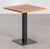 Restaurant, pub, bar, café square dining table with wooden top & metal Legs !