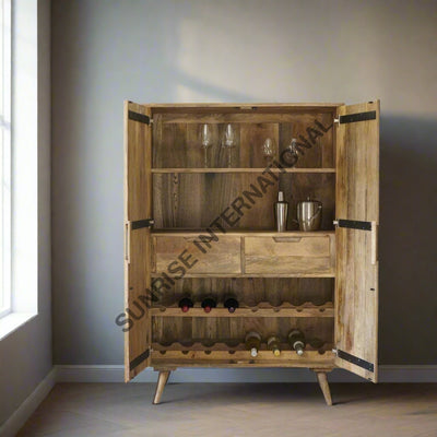 Retro Style Solid Wood Bar Cabinet rack for home Home & Living:Furniture:Dining Room Kitchen:Cabinets & Racks