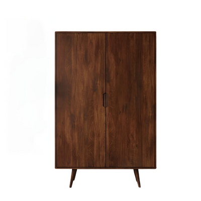 Retro Style Solid Wood Bar Cabinet rack for home
