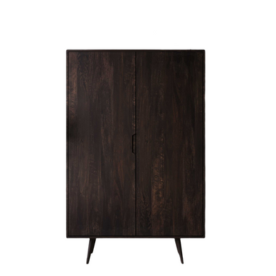 Retro Style Solid Wood Bar Cabinet rack for home