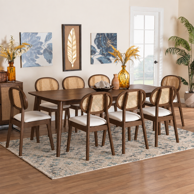 8 Seater Wooden Dining Table Set