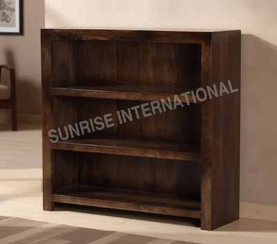 Shelves - Contemporary wood wooden bookcase book rack (Small)  !