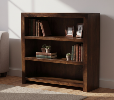Shelves - Contemporary wood wooden bookcase book rack (Small)  !