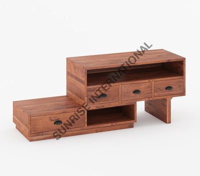 Solid Acacia Wood Long Wooden Tv Cabinet / Unit! Home & Living:furniture:living Room:tv Cabinets