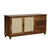 Solid Sheesham Wood sideboard cabinet with rattan cane work !