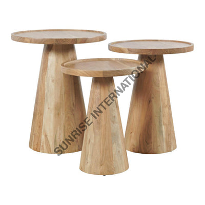 Solid wood Side table End Table Lamp Table peg table (set of3)! Home & Living:Furniture:Living Room:Tables