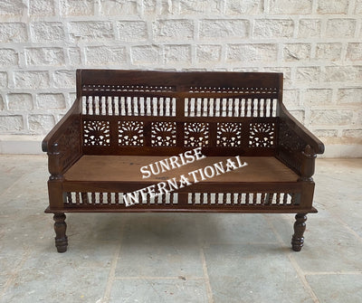 wooden hand carved sofa set design online in india
