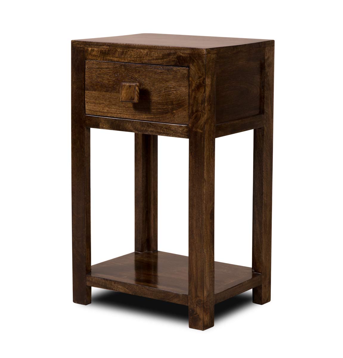 Wooden Bed side cabinet , Side table , Lamp Table, peg table  (1 drawer) !!