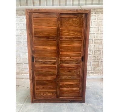 solid wood sliding door wardrobe design