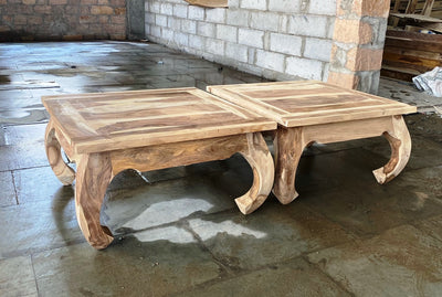solid wood coffee center table designs