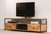 Wooden TV unit and entertainment cabinet with storage