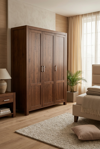 Home Furniture - Wooden 3 door Cupboard / Wardrobe !!