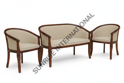 wooden upholstered lounge sofa set with center table! Home & Living:Furniture:Living Room:Chairs