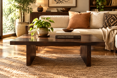 wooden center table for living room