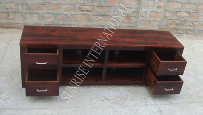 buy solid sheesham wood wooden tv unit cabinet stand with best designs in India at cheap price -www.thetimberguy.com