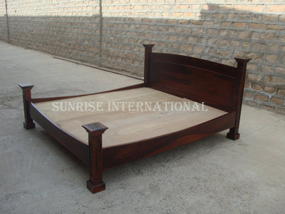 solid wood bed