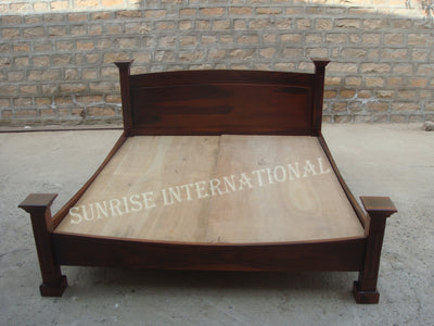 solid wood designer bed