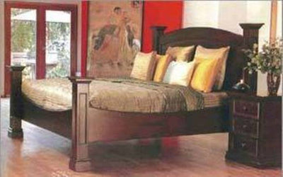 wooden designer bed