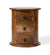 Artistic Wooden Round Chest of 3 Drawers (JAL-CH01)