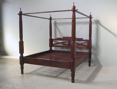 solid wood poster bed desings