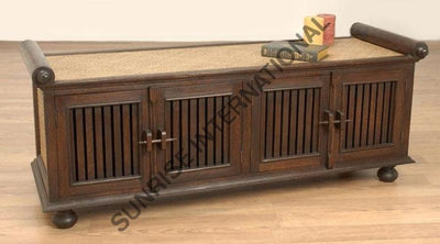 Wooden Bench With Storage Space ! Home & Living:furniture:living Room:chairs