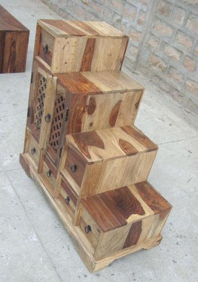 buy solid sheesham wood wooden chest of drawers online with best designs in India at cheap price - www.thetimberguy.com