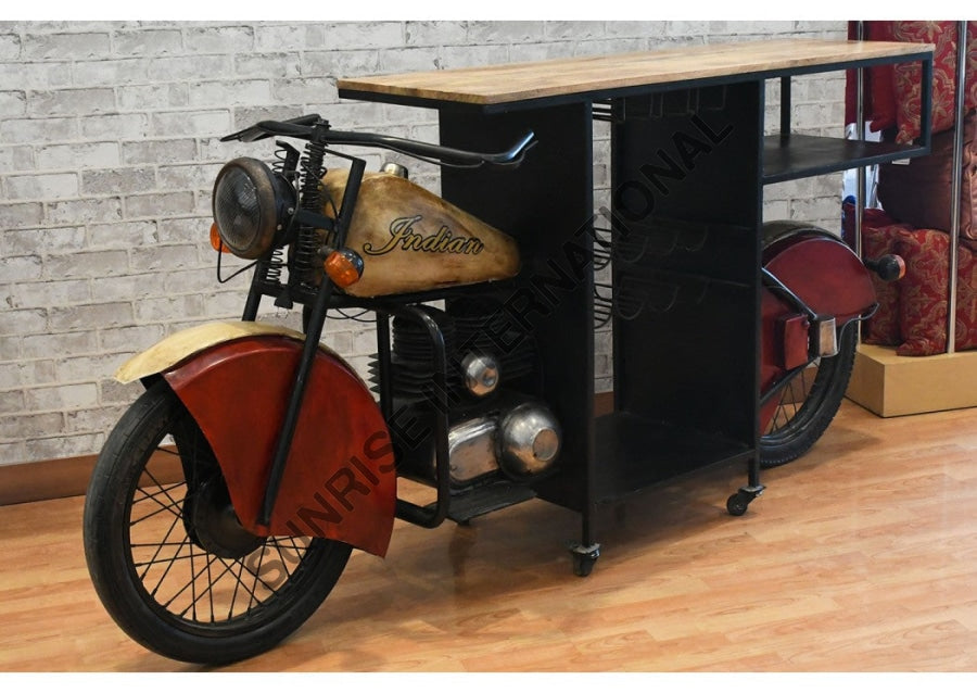 Automobile Furniture - Buy motorcycle design console bar table cabinet ...