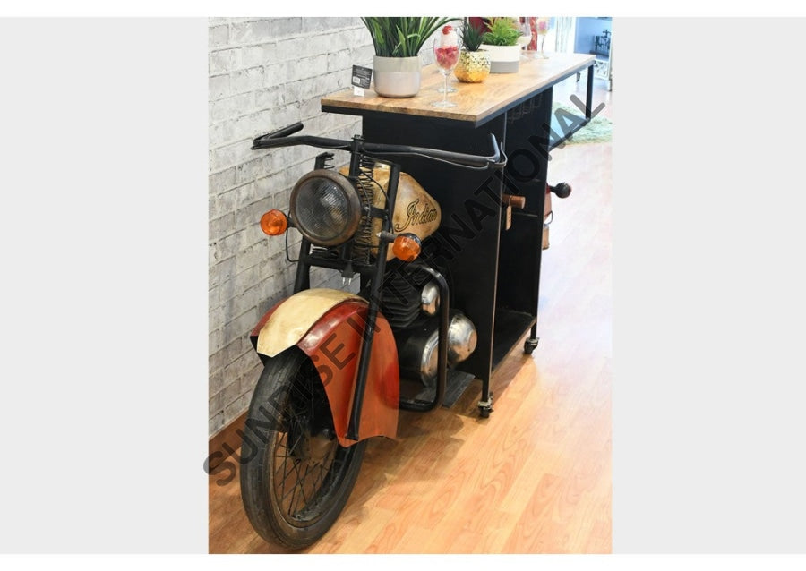 Automobile Furniture - Buy motorcycle design console bar table cabinet ...