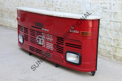 Automobile Furniture - Wine bar counter Rack in TATA Truck Design for home & restaurant