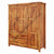 Bedroom furniture - Wooden 3 door Cupboard Wardrobe Almirah