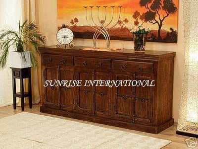 buy solid sheesham wood wooden sideboard cabinet crockery unit online with best designs in India at cheap price - www.thetimberguy.com