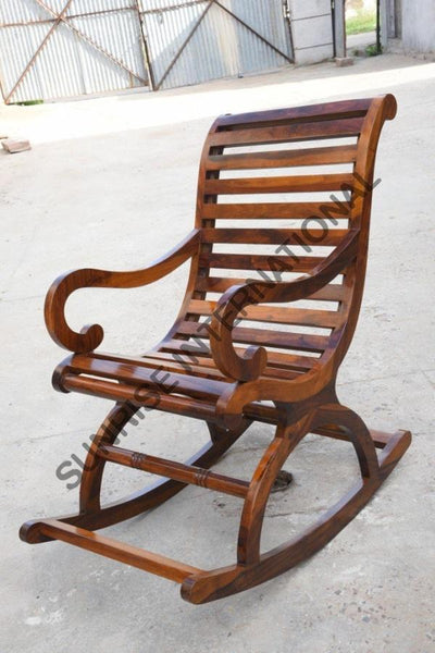 solid sheesham wood Rocking Chair designs