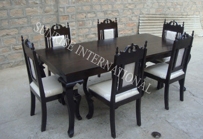 dining table sets, wooden dining table set designs online, Buy solid wood dining table chair sets, sheesham wood dining table set designs in India - www.thetimberguy.com