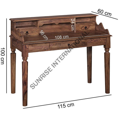 Colonial Wooden Writing - Computer Table Desk Study Best Designs Home & Living:furniture:computer
