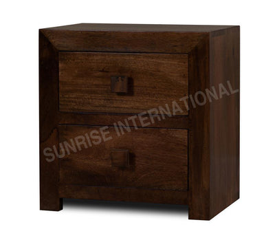 Contemporary Wooden Bed side cabinet (2 drawers) !!- Furniture online: Buy wooden furniture for every home with best designs