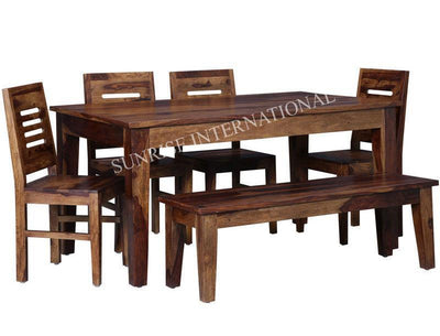 dining table sets, wooden dining table set designs online, Buy solid wood dining table chair sets, sheesham wood dining table set designs in India - www.thetimberguy.com