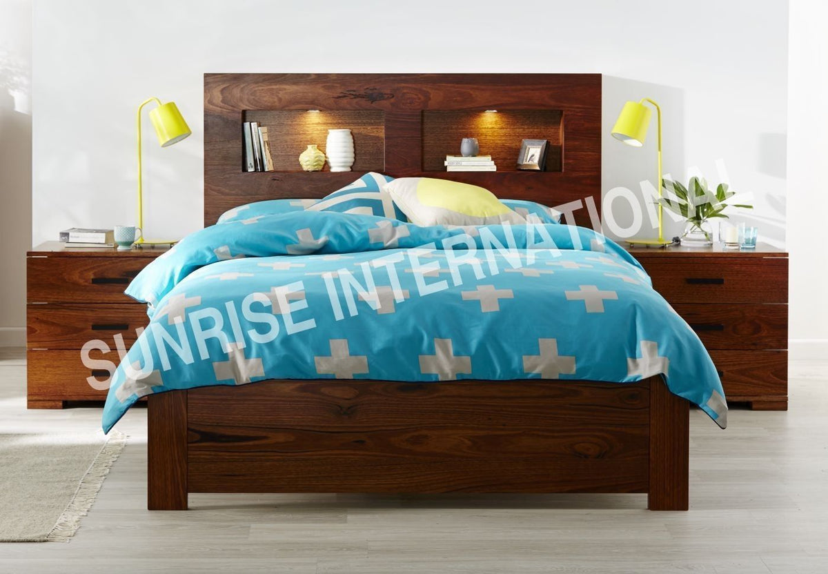 Solid Wood Double Cot Wood Designs Solid Wood Double Bed Price In