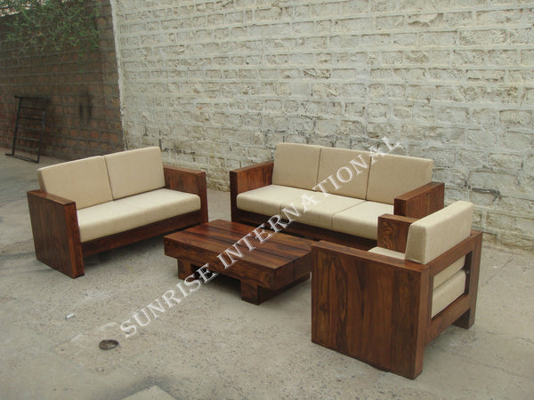 Solid Wood Sofa Set Online India