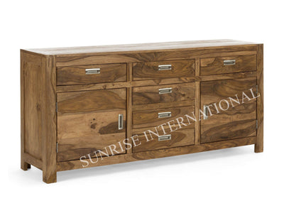 buy solid sheesham wood wooden sideboard cabinet crockery unit online with best designs in India at cheap price - www.thetimberguy.com