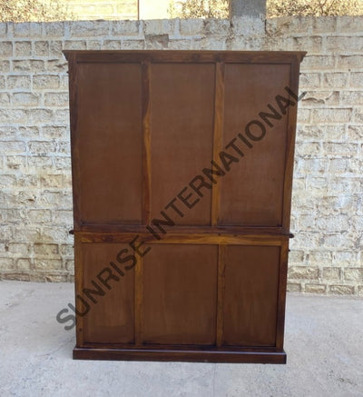 Contemporary Design Wooden Glass Cabinet (Hutch - Two Part) ! Home & Living:furniture:living
