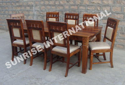 dining table sets, wooden dining table set designs online, Buy solid wood dining table chair sets, sheesham wood dining table set designs in India - www.thetimberguy.com