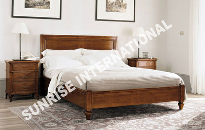 European style solid Sheesham wood King size bed