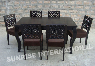 dining table sets, wooden dining table set designs online, Buy solid wood dining table chair sets, sheesham wood dining table set designs in India - www.thetimberguy.com